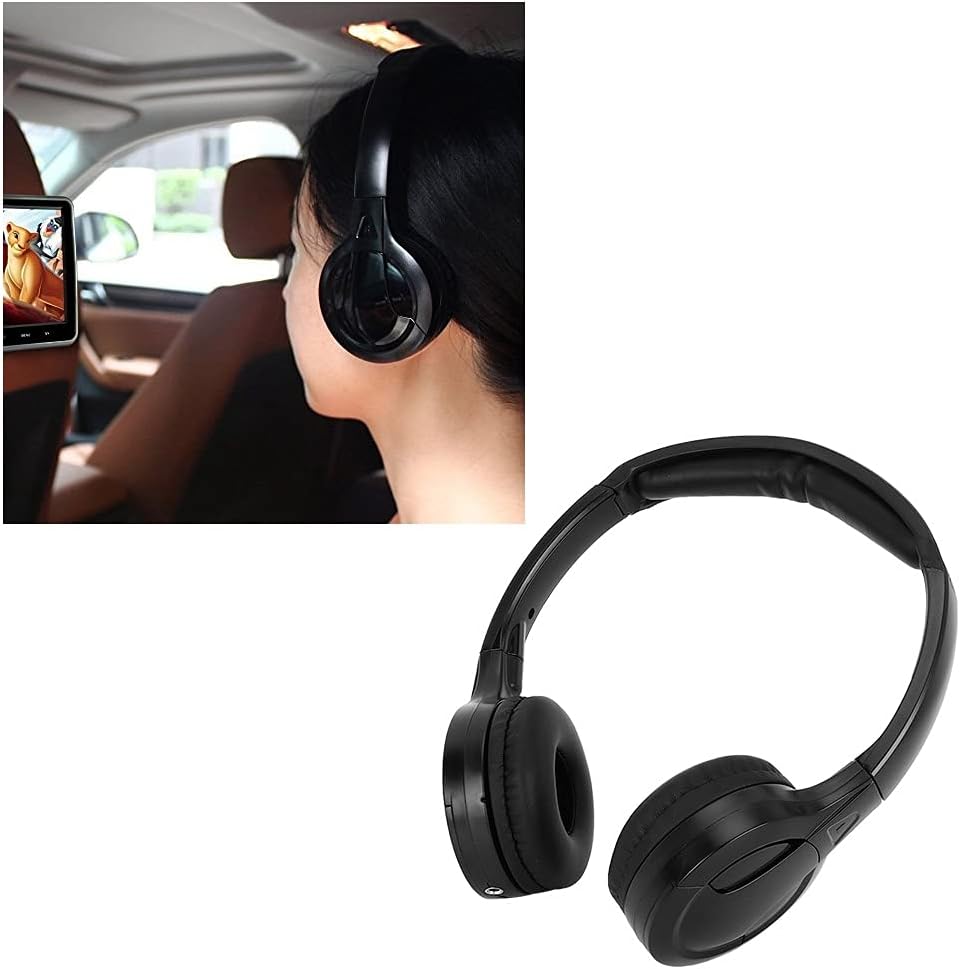 Akozon infrarot kopfhörer + Autokopfhörer, schnurloser Infrarot-Stereo- o-2-Kanal-Kopfhörer für DVD-Autokopfstützen 2 511l4q5Ie3S. AC SL1001 - smartspeakergames.de