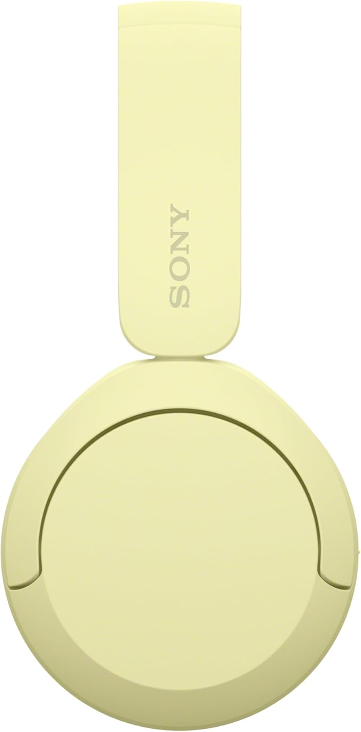 Sony WH-CH520 Kabelloser Bluetooth On-Ear-Kopfhörer, hohe Klangqualität, leichtes Design, bis zu 50 Stunden Akkulaufzeit, Schnellladung, EQ, klare Gesprächsqualität, iOS und Android - Gelb 11 51y7aCr - smartspeakergames.de