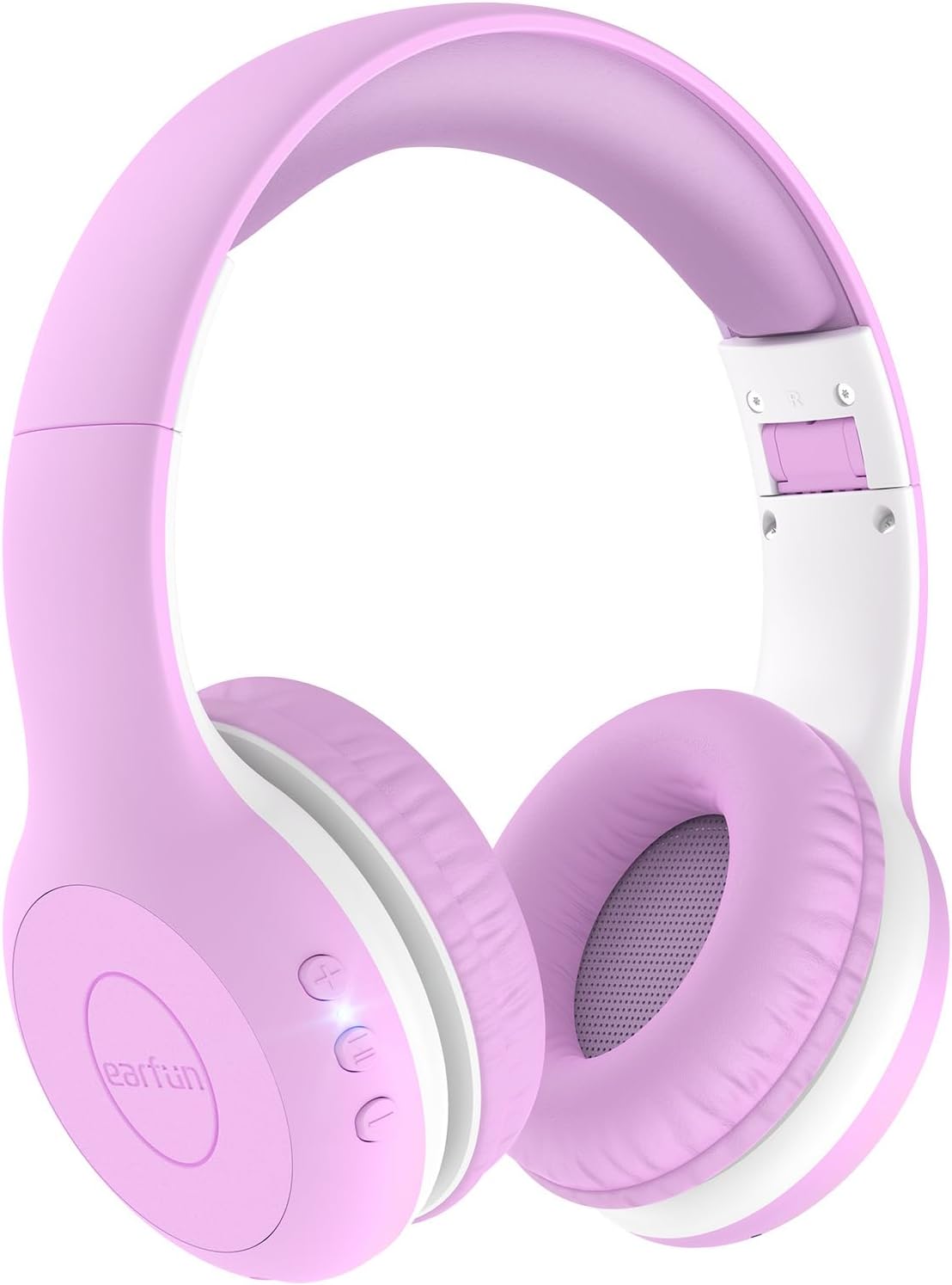 EarFun Bluetooth Kopfhörer Kinder, 74/85/94dB Lautstärkeregelung, HiFi Sound, HD-Mikrofon, 45 Std Akku, Faltbare, Einstellbar, Kopfhörer Kabellos Bluetooth Kinder für Schule/Reise/PC, Lila 37 6128F2pG09L. AC SL1500 - smartspeakergames.de