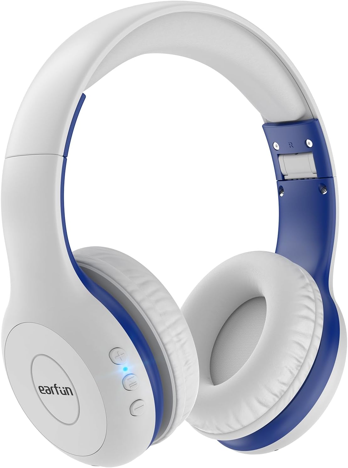 EarFun Bluetooth Kopfhörer Kinder, 74/85/94dB Lautstärkeregelung, HiFi Sound, HD-Mikrofon, 45 Std Akku, Faltbare, Einstellbar, Kopfhörer Kabellos Bluetooth Kinder für Schule/Reise/PC, Lila 8 - smartspeakergames.de