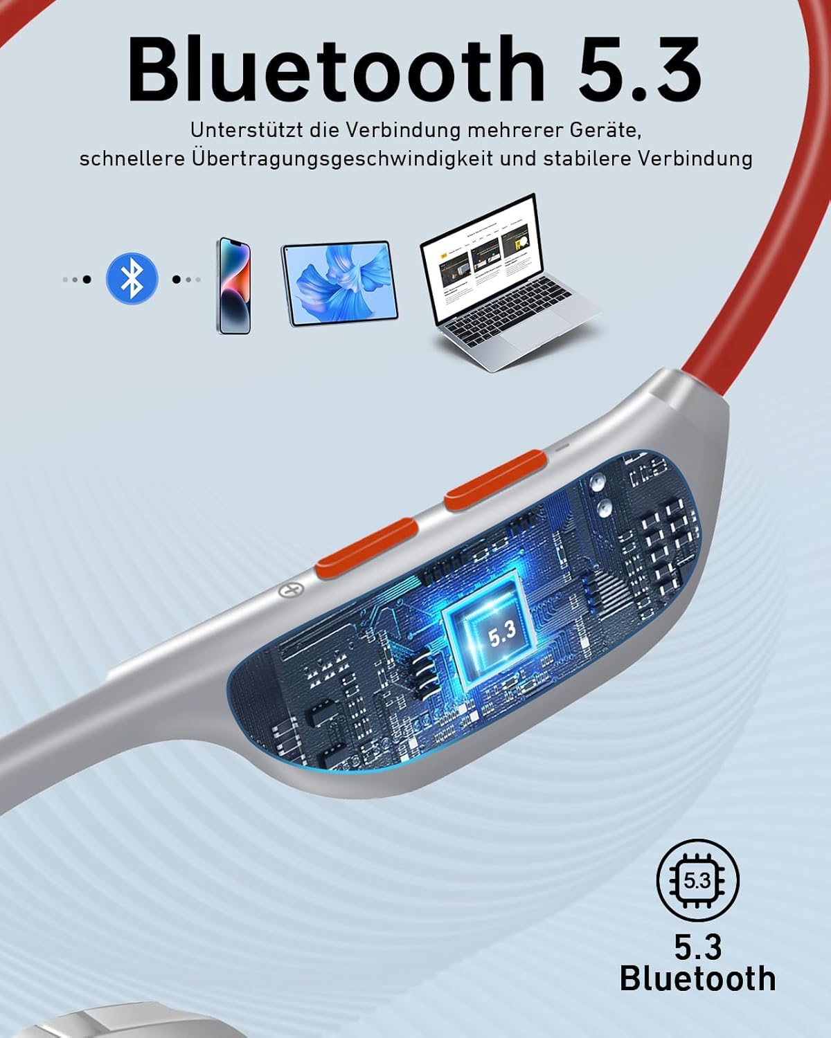 ANCwear Open Ear Kopfhörer Bluetooth 5.3, wasserdichte Kopfhörer kabellos Sport, Ohrhörer Bluetooth für Läufer Fahrradfahren Gym Running Work (Grau) 4 71q80GIrp6L. AC SL1500 - smartspeakergames.de