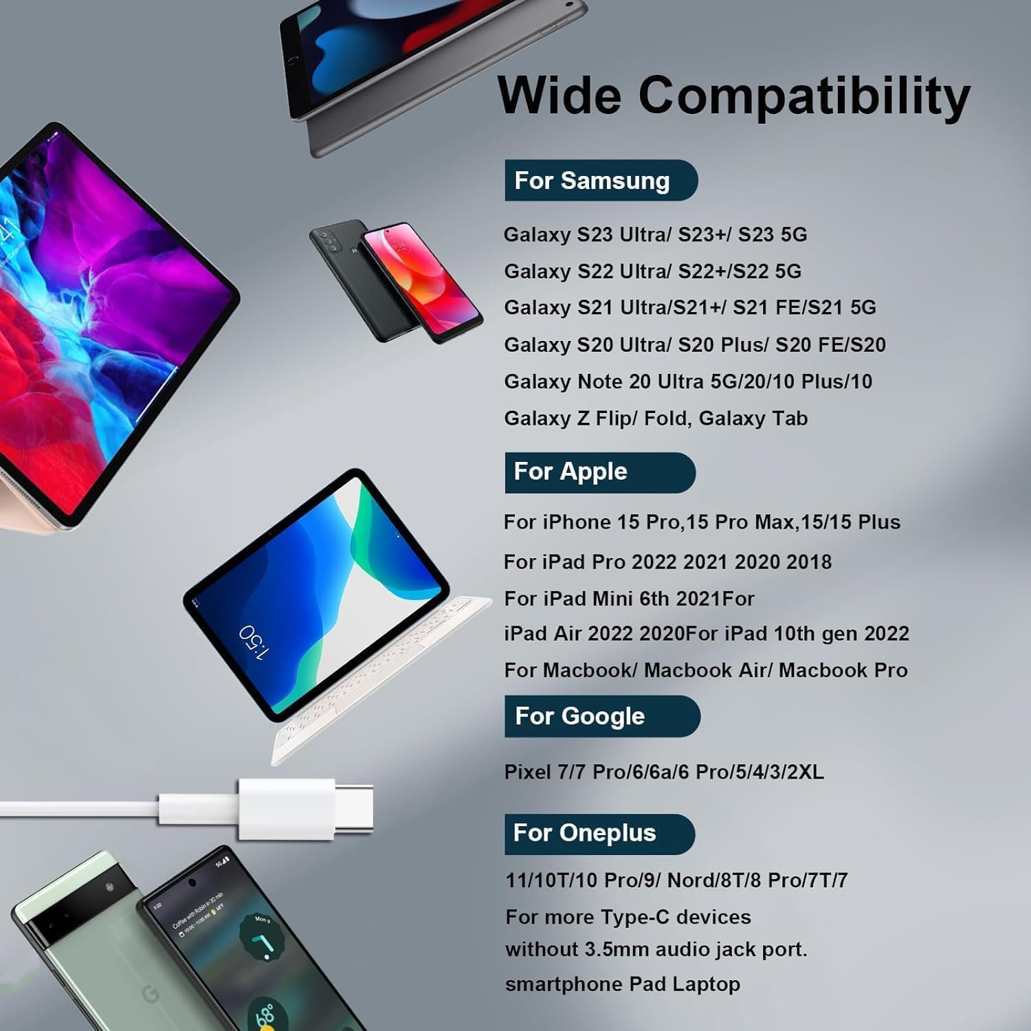 2PC USB C Kopfhörer/iPhone16 Kopfhörer kabelgebunden mit Mikrofon und Lautstärkeregler, HiFi Stereo Ohrhörer/Type C In Ear Kopfhörer für iPhone 16/16 Pro/15/Galaxy S23/Google Pixel/Xiao-mi usw 3 714fNhEpToL. AC SL1500 - smartspeakergames.de