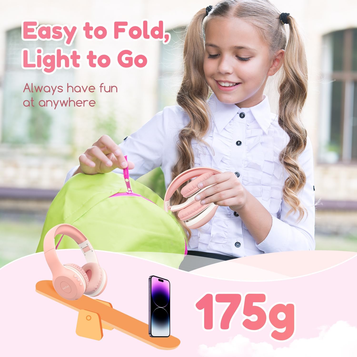EarFun Bluetooth Kopfhörer Kinder, 74/85/94dB Lautstärkeregelung, HiFi Sound, HD-Mikrofon, 45 Std Akku, Faltbare, Einstellbar, Kopfhörer Kabellos Bluetooth Kinder für Schule/Reise/PC, Lila 29 715Vt0KpOZL. AC SL1500 - smartspeakergames.de