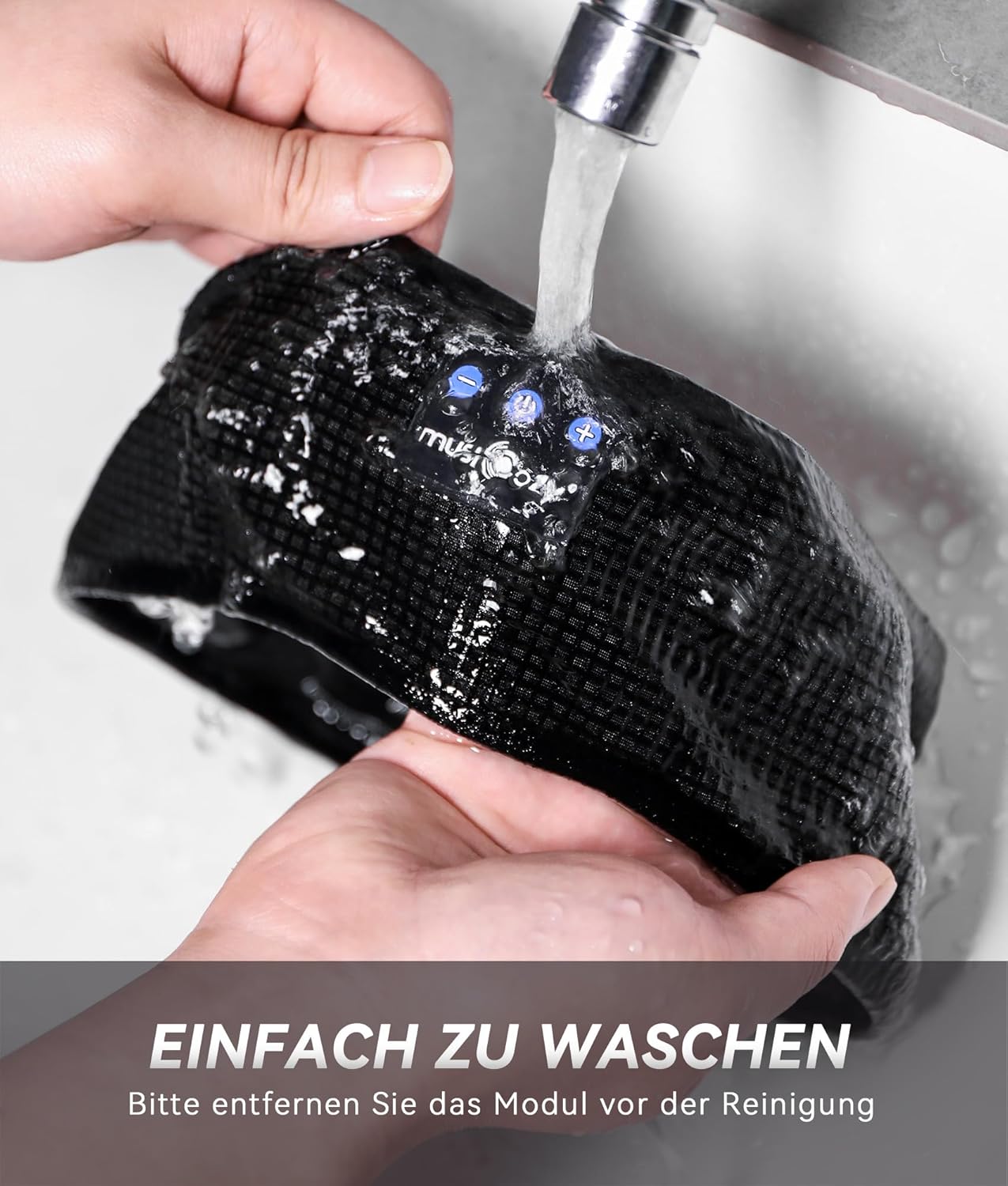 MUSICOZY Schlafkopfhörer Bluetooth 5.4, Schlaf Kopfhörer Sport-Kopfhörer 14+STD Spielzeit Kopfhörer Schlafen mit HiFi-Stereo, Ergonomisch Tech Gadgets für Seitenschläfer (Dunkelschwarz, L) 59 71BPbV6TcEL. AC SL1500 - smartspeakergames.de