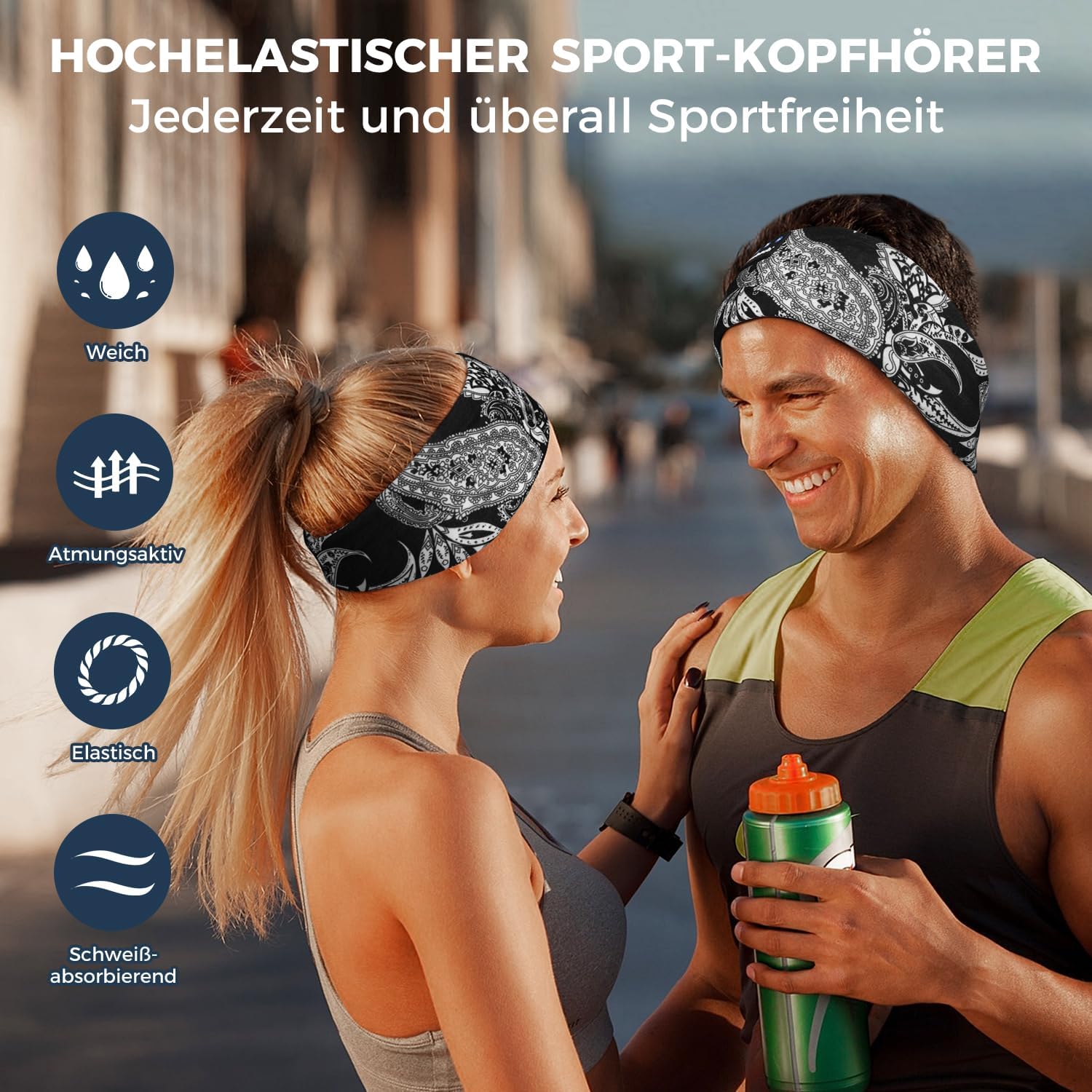 MUSICOZY Schlafkopfhörer Bluetooth 5.4, Schlaf Kopfhörer Sport-Kopfhörer 14+STD Spielzeit Kopfhörer Schlafen mit HiFi-Stereo, Ergonomisch Tech Gadgets für Seitenschläfer (Dunkelschwarz, L) 42 - smartspeakergames.de
