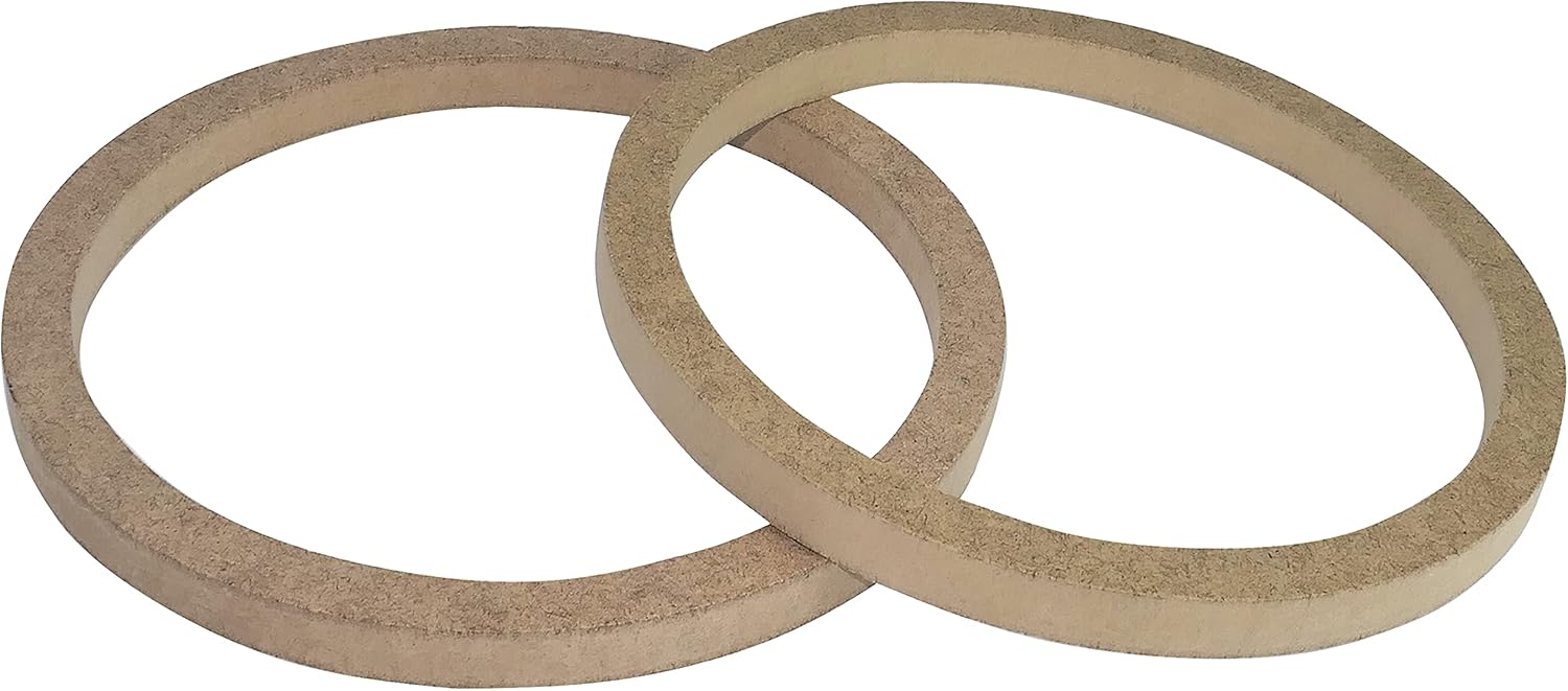 AERZETIX - C52051 - Satz von 2 Adaptern/halterungen/universelle lautsprecherringe Ø165mm - Ø166xØ144x12mm - abstandshalter/Ring aus MDF für Lautsprecher/Auto/Fahrzeug/beschallung 2 71ptSy2yYpL. AC SL1500 - smartspeakergames.de