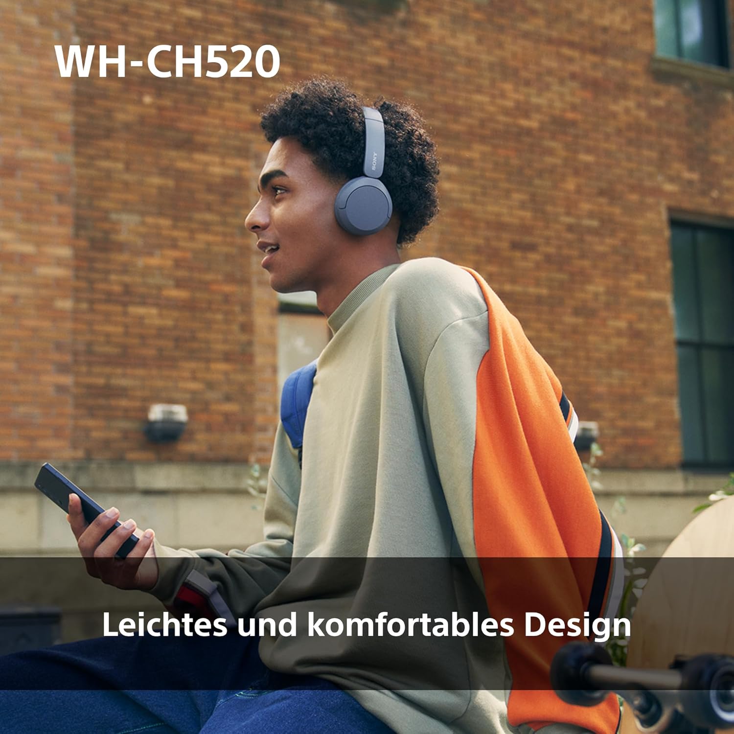 Sony WH-CH520 Kabelloser Bluetooth On-Ear-Kopfhörer, hohe Klangqualität, leichtes Design, bis zu 50 Stunden Akkulaufzeit, Schnellladung, EQ, klare Gesprächsqualität, iOS und Android - Gelb 4 816TfXcB14L. AC SL1500 - smartspeakergames.de