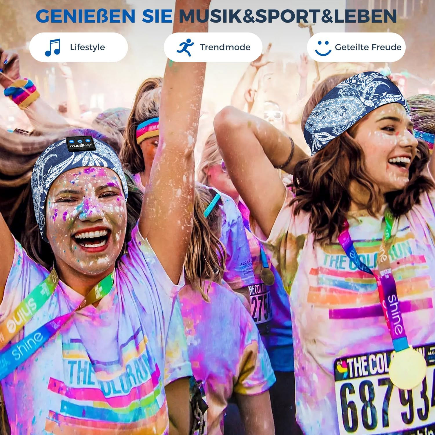 MUSICOZY Schlafkopfhörer Bluetooth 5.4, Schlaf Kopfhörer Sport-Kopfhörer 14+STD Spielzeit Kopfhörer Schlafen mit HiFi-Stereo, Ergonomisch Tech Gadgets für Seitenschläfer (Dunkelschwarz, L) 7 81CQaTsGNZL. AC SL1500 - smartspeakergames.de