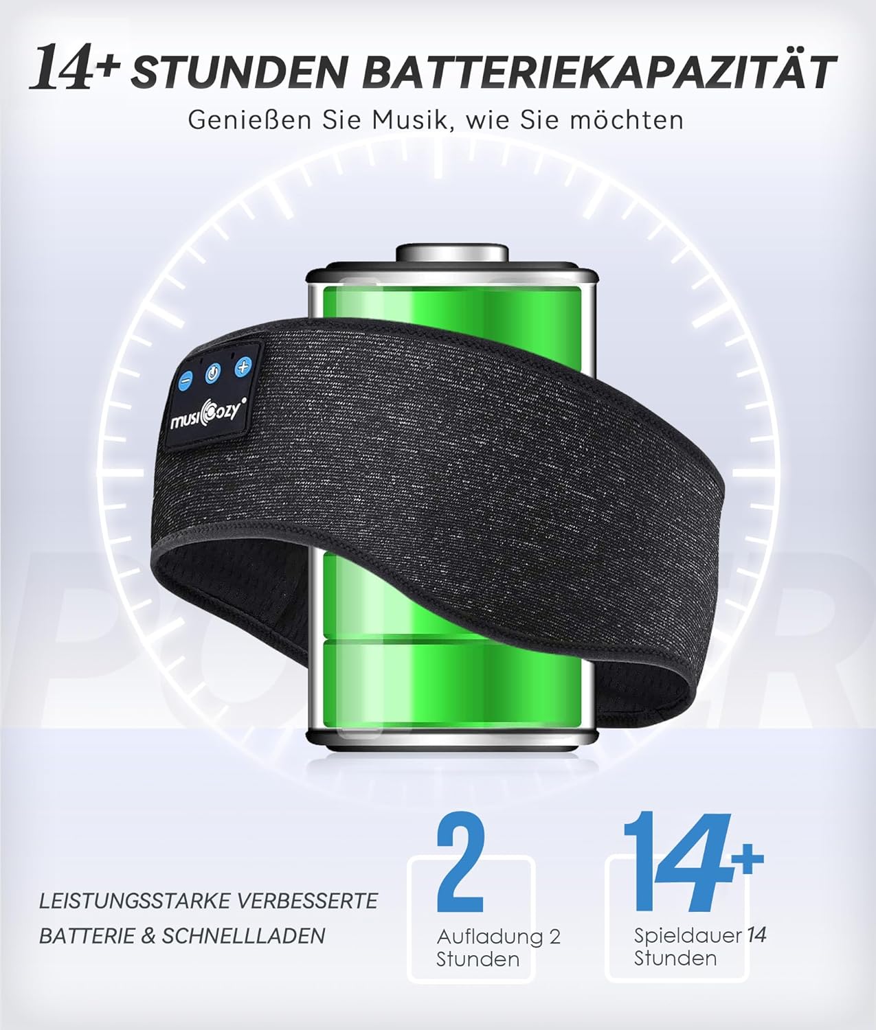 MUSICOZY Schlafkopfhörer Bluetooth 5.4, Schlaf Kopfhörer Sport-Kopfhörer 14+STD Spielzeit Kopfhörer Schlafen mit HiFi-Stereo, Ergonomisch Tech Gadgets für Seitenschläfer (Dunkelschwarz, L) 58 81LQCEzO5GL. AC SL1500 - smartspeakergames.de