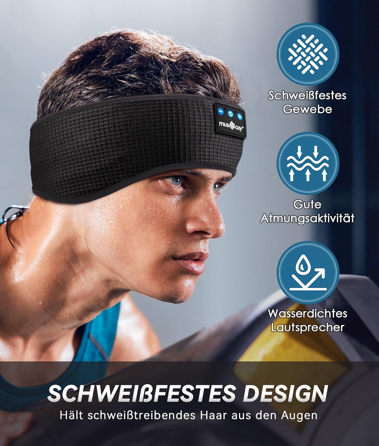 MUSICOZY Schlafkopfhörer Bluetooth 5.4, Schlaf Kopfhörer Sport-Kopfhörer 14+STD Spielzeit Kopfhörer Schlafen mit HiFi-Stereo, Ergonomisch Tech Gadgets für Seitenschläfer (Dunkelschwarz, L) 57 81X41TFXwlL. AC SL1500 - smartspeakergames.de
