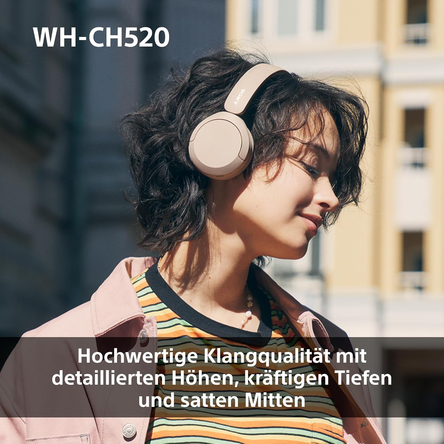 Sony WH-CH520 Kabelloser Bluetooth On-Ear-Kopfhörer, hohe Klangqualität, leichtes Design, bis zu 50 Stunden Akkulaufzeit, Schnellladung, EQ, klare Gesprächsqualität, iOS und Android - Gelb 3 81dF52n40IL. AC SL1500 - smartspeakergames.de