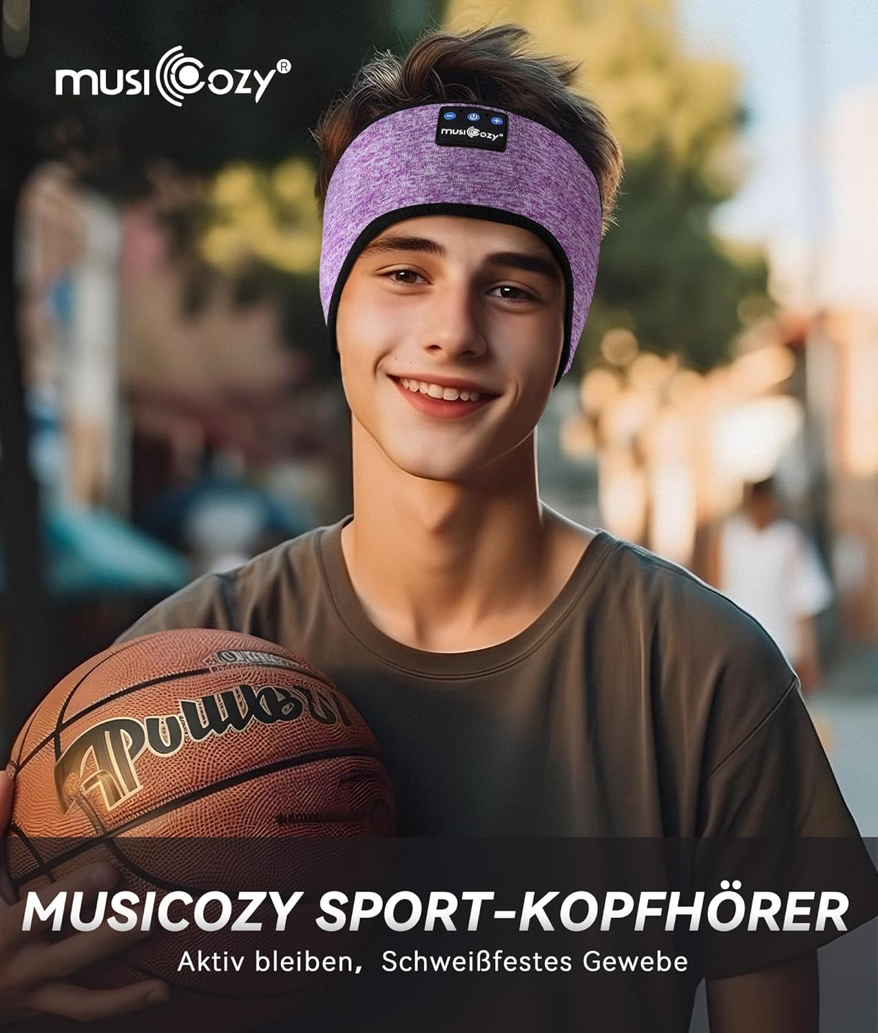 MUSICOZY Schlafkopfhörer Bluetooth 5.4, Schlaf Kopfhörer Sport-Kopfhörer 14+STD Spielzeit Kopfhörer Schlafen mit HiFi-Stereo, Ergonomisch Tech Gadgets für Seitenschläfer (Dunkelschwarz, L) 16 - smartspeakergames.de