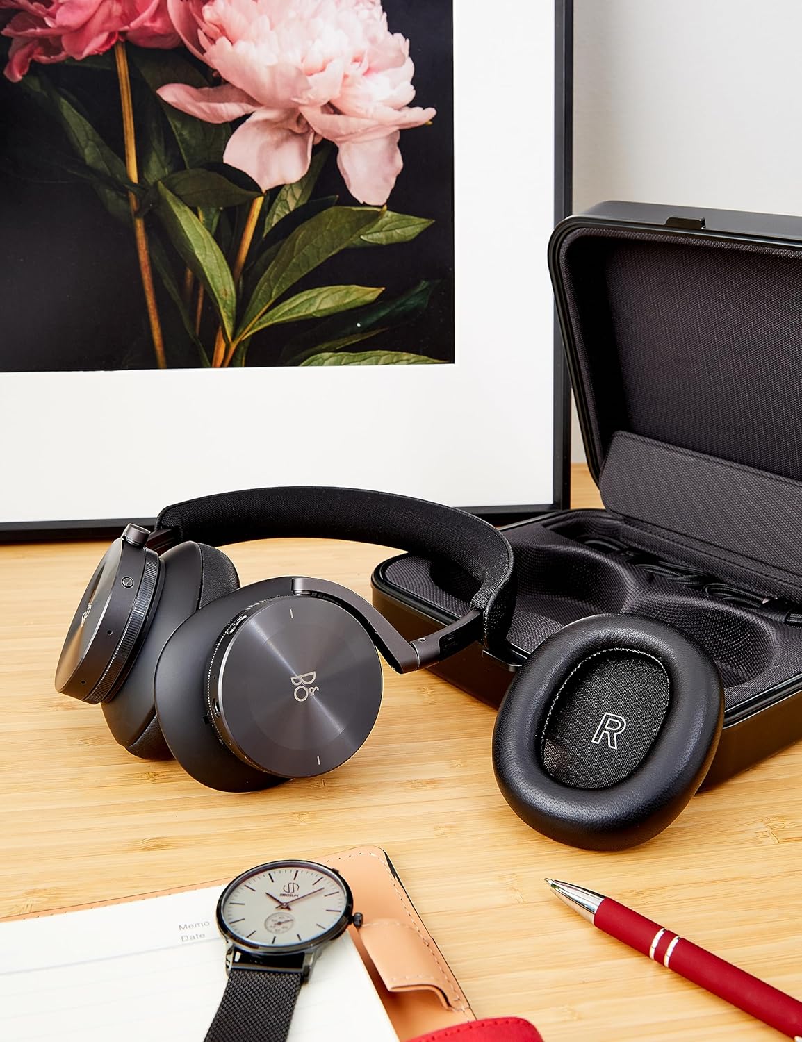 Bang & Olufsen Beoplay H95 - Kabelloser Bluetooth Over-Ear Kopfhörer mit Active Noise Cancellation und 4 Mikrofone, Akkulaufzeit bis zu 50 Stunden, USB-C Kabel, Alu-Tasche - Schwarz Anthra 35 91I1Hq+m - smartspeakergames.de
